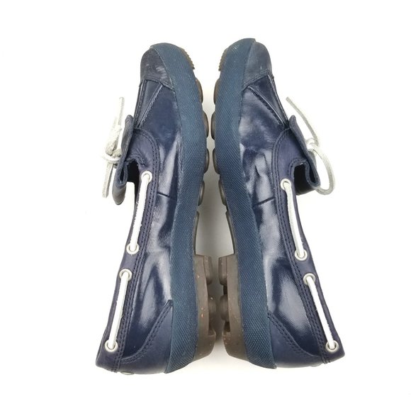 Ugg Navy Blue Ashdale Duck Moc Sheepskin Shoes - Picture 7 of 9